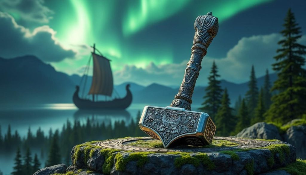 découvrez le marteau de thor, puissant symbole de la mythologie viking. plongez dans l'univers fascinant des dieux nordiques et explorez l'importance de cet emblème légendaire, incarnant force et protection. un voyage captivant au cœur des traditions scandinaves.