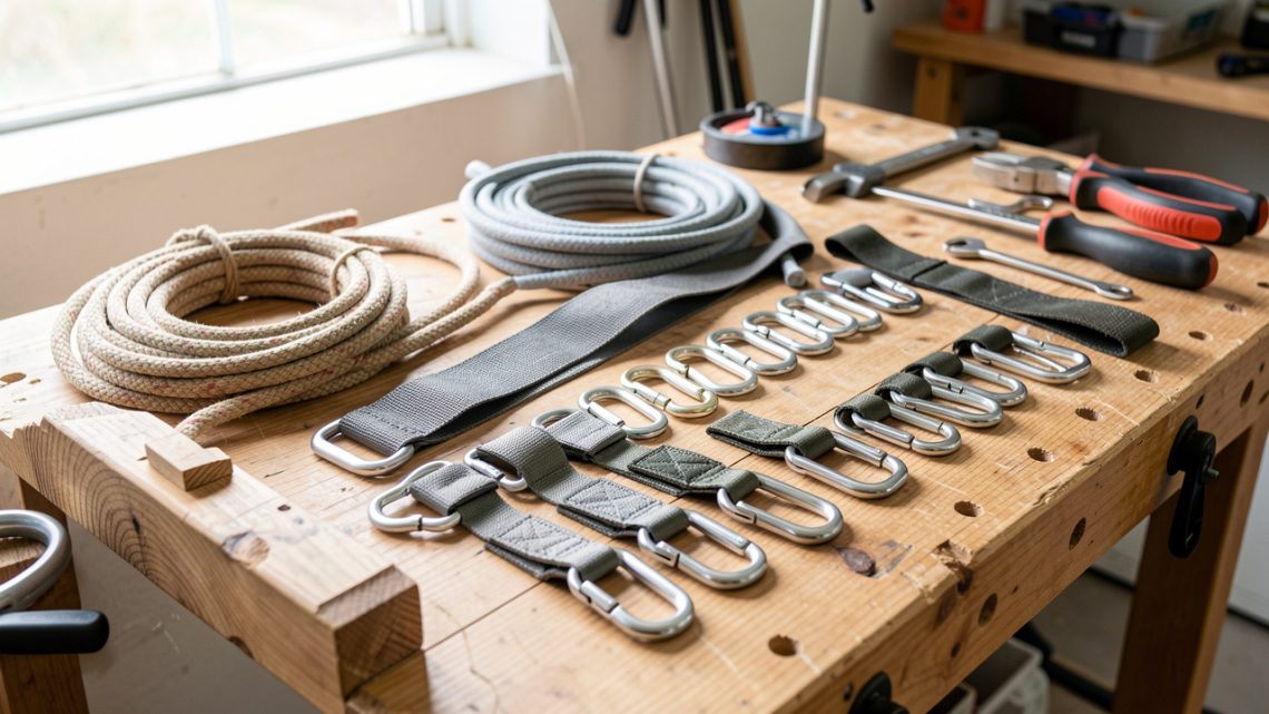 12 accessoires de cordage bricolage utiles pour l’atelier et le rangement