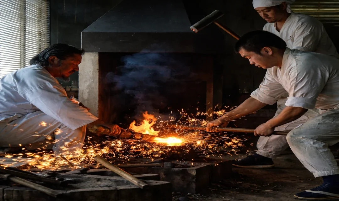 Acier damas : deux traditions de forge, un même tranchant d’exception