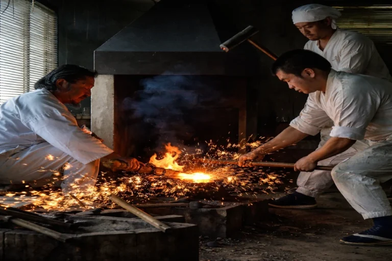 Acier damas : deux traditions de forge, un même tranchant d'exception
